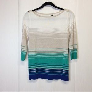 White House Black Market Light Knit Top Sz Small #